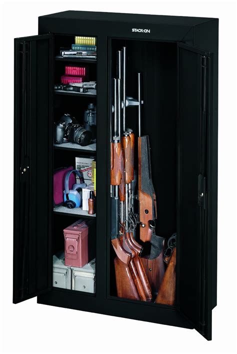 stack on steel gun cabinets|stack on gun cabinet organizer.